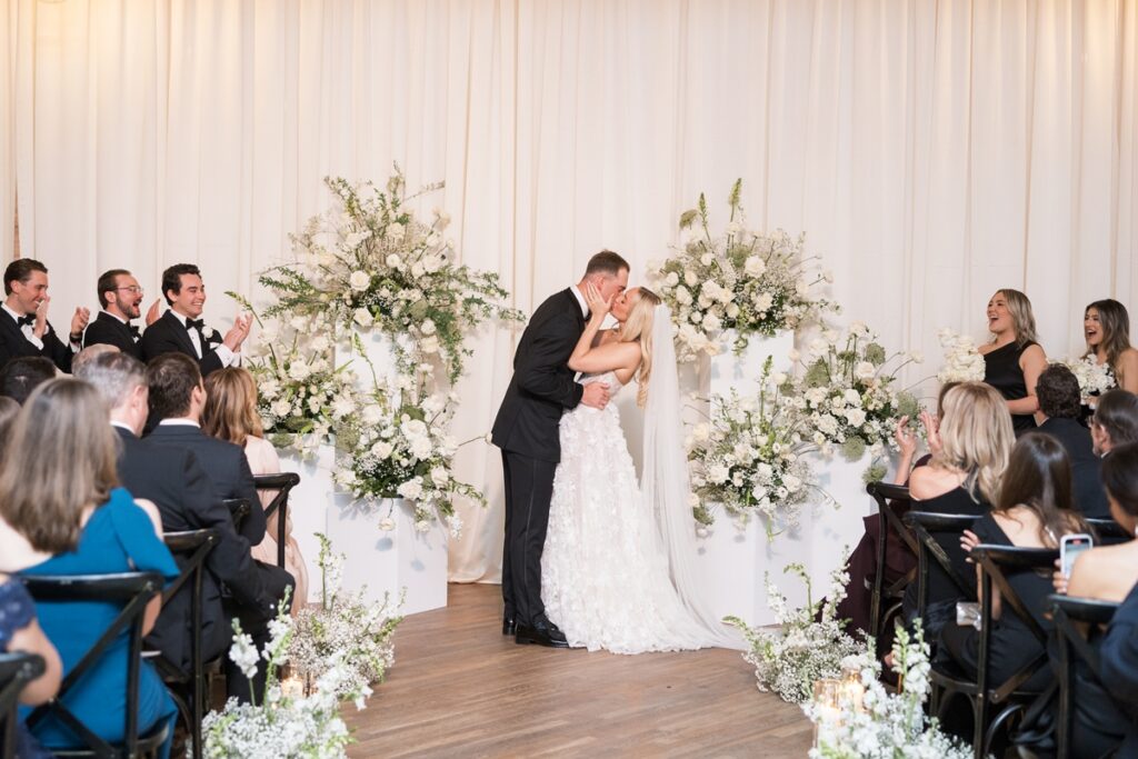 Romantic Charleston wedding ceremony at The Cedar Room