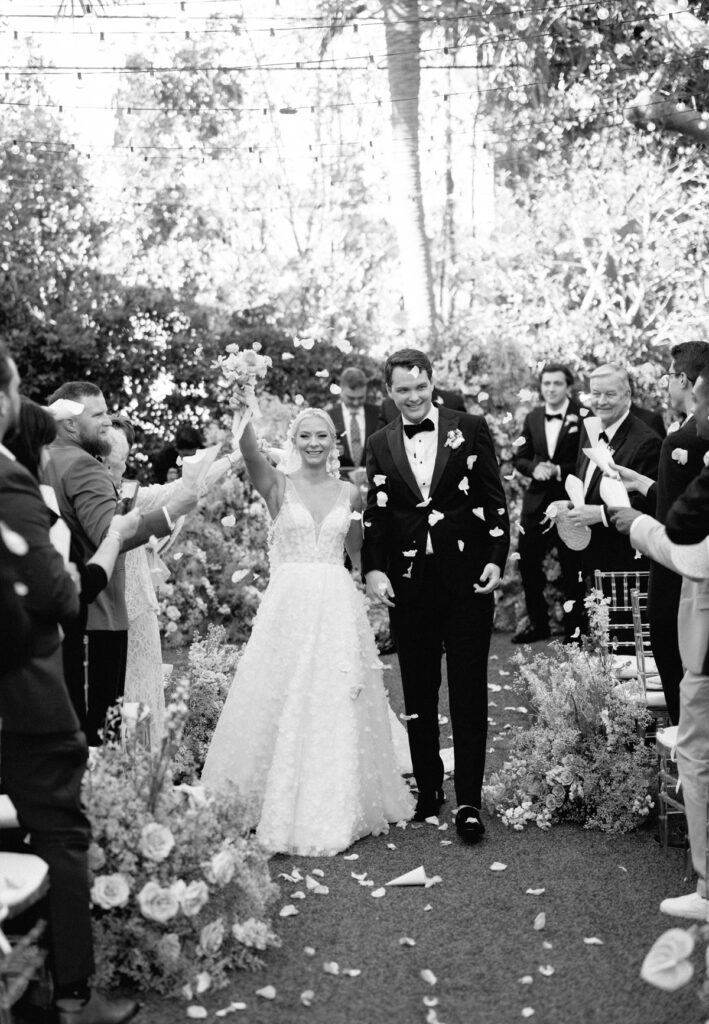 bride and groom at The Colony Hotel